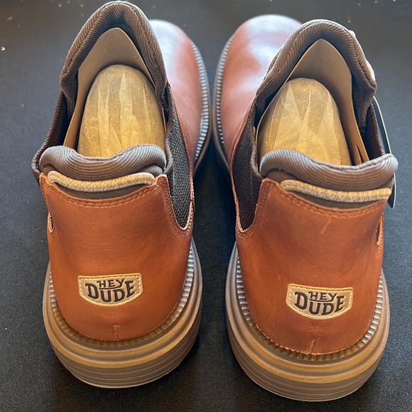 HEY DUDE BRANSON BOOT CRAFT LEATHER COGNAC 40388-21N Womens Various Sizes - Picture 5 of 11